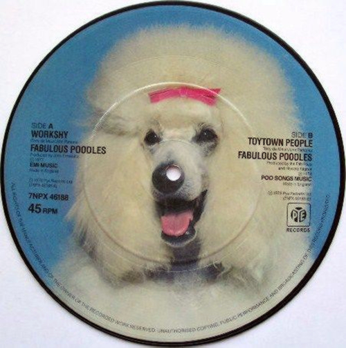 The Fabulous Poodles Workshy 7" vinyl picture disc (7 inch picture disc single) UK FP07PWO567425