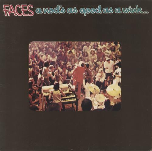 The Faces A Nod's As Good As A Wink + Poster - Green Label vinyl LP album (LP record) German FCELPAN858013