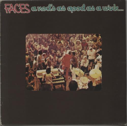 The Faces A Nod's As Good As A Wink... - 2nd + Poster vinyl LP album (LP record) UK FCELPAN601309