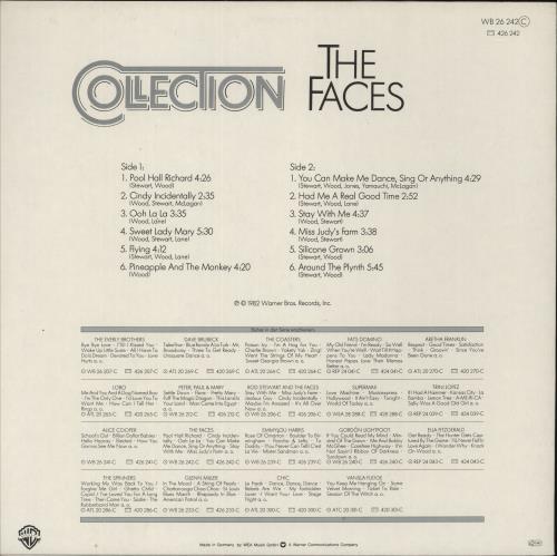 The Faces Collection vinyl LP album (LP record) German FCELPCO881998