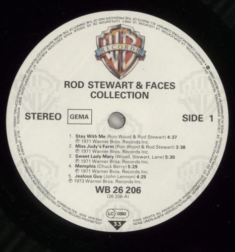 The Faces Collection vinyl LP album (LP record) German FCELPCO882000