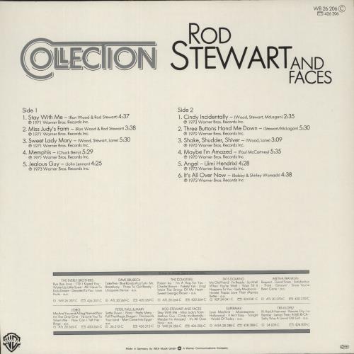 The Faces Collection vinyl LP album (LP record) German FCELPCO882000