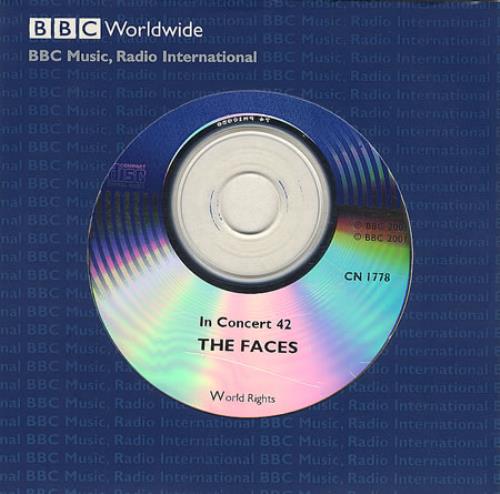 The Faces In Concert 42 CD-R acetate UK FCECRIN369401