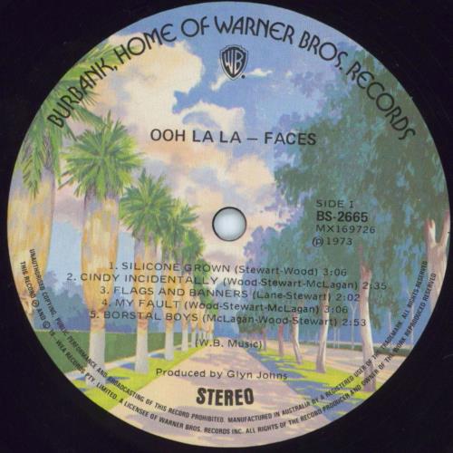 The Faces Ooh La La - 1st vinyl LP album (LP record) Australian FCELPOO804562