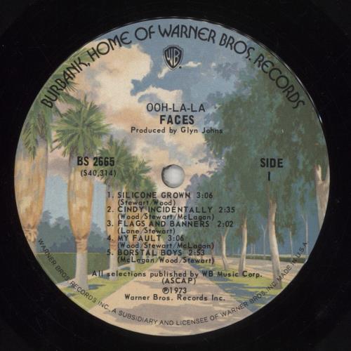 The Faces Ooh La La - 2nd - VG vinyl LP album (LP record) US FCELPOO760978