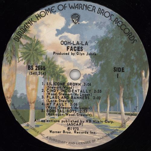 The Faces Ooh La La - 2nd vinyl LP album (LP record) US FCELPOO766859