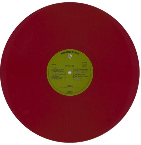 The Faces Ooh La La - Red Vinyl vinyl LP album (LP record) US FCELPOO867515