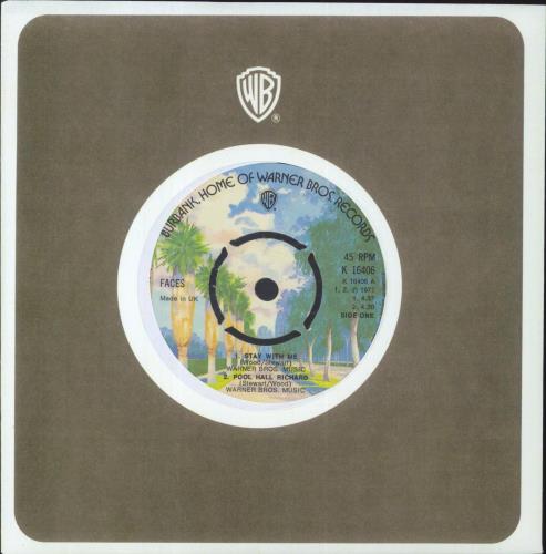 The Faces Warner Giants EP 7" vinyl single (7 inch record / 45) UK FCE07WA493257