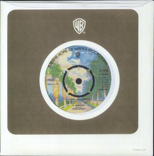 The Faces Warner Giants EP 7" vinyl single (7 inch record / 45) UK FCE07WA493257
