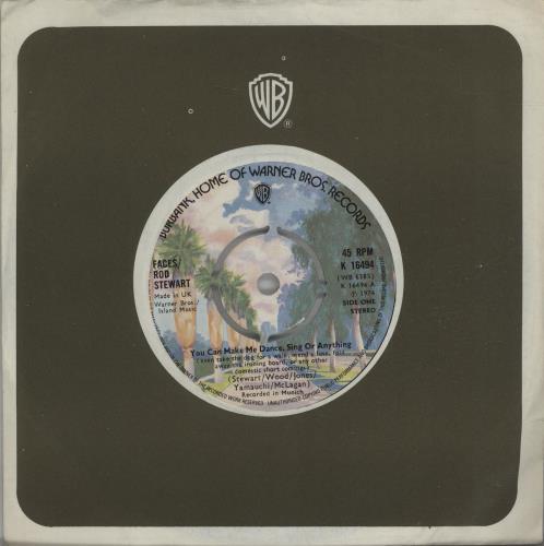 The Faces You Can Make Me Dance Sing Or Anything - 4 prong 7" vinyl single (7 inch record / 45) UK FCE07YO671067