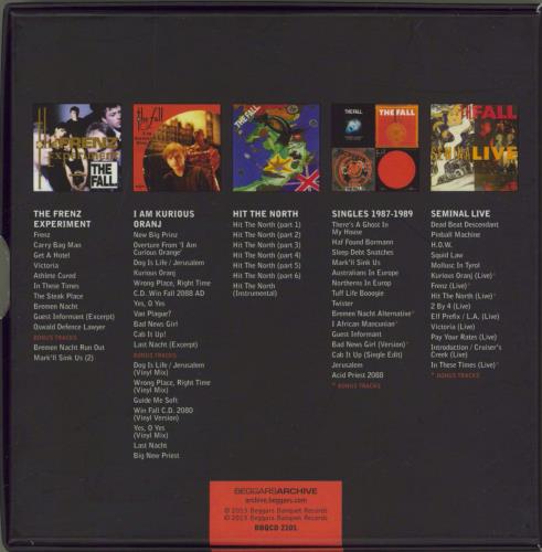 The Fall 5 Albums CD Album Box Set UK FLLDXAL770636