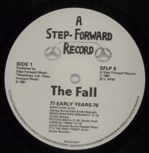 The Fall 77-Early Years-79 - VG vinyl LP album (LP record) UK FLLLPEA864099