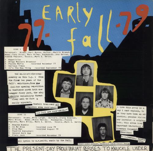 The Fall 77-Early Years-79 - VG vinyl LP album (LP record) UK FLLLPEA864099