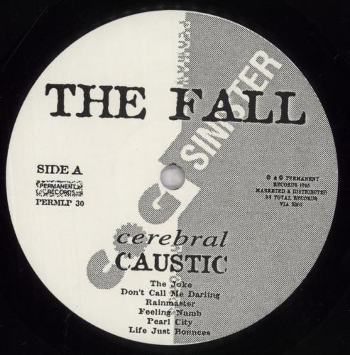 The Fall Cerebal Caustic vinyl LP album (LP record) UK FLLLPCE179820