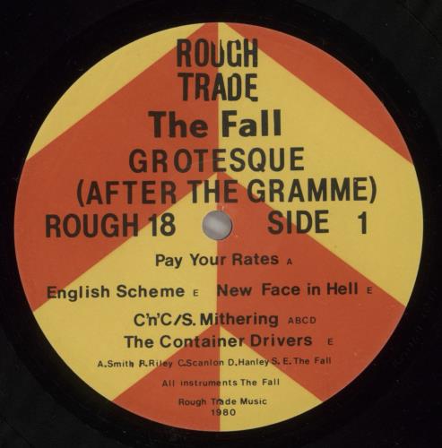The Fall Grotesque vinyl LP album (LP record) UK FLLLPGR179646