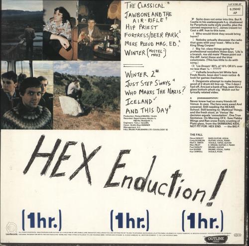 The Fall Hex Enduction Hour vinyl LP album (LP record) German FLLLPHE706801