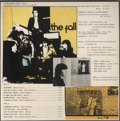 The Fall Live At The Witch Trails - EX vinyl LP album (LP record) UK FLLLPLI652055