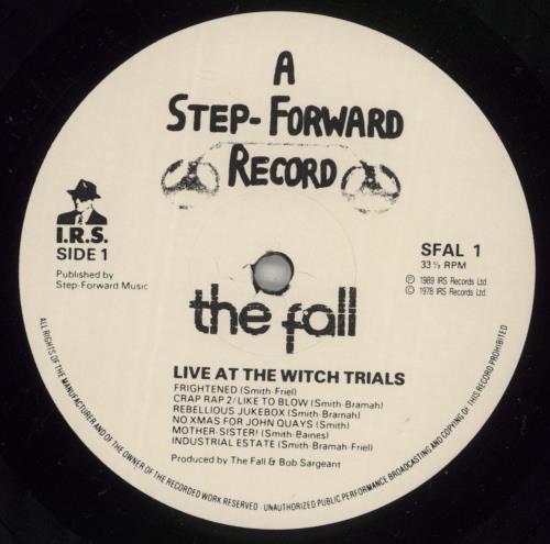 The Fall Live At The Witch Trails vinyl LP album (LP record) UK FLLLPLI887374