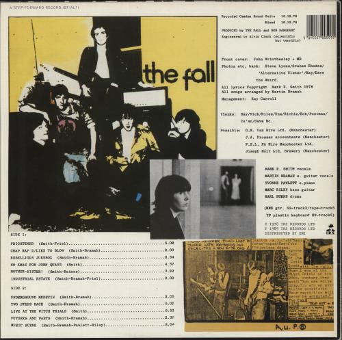 The Fall Live At The Witch Trails vinyl LP album (LP record) UK FLLLPLI887374