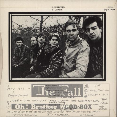 The Fall Oh! Brother 7" vinyl single (7 inch record / 45) UK FLL07OH182453