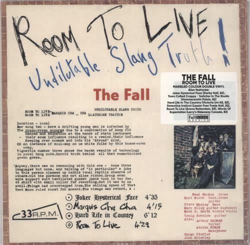 The Fall Room To Live - Brown Vinyl - Sealed 2-LP vinyl record set (Double LP Album) UK FLL2LRO733490
