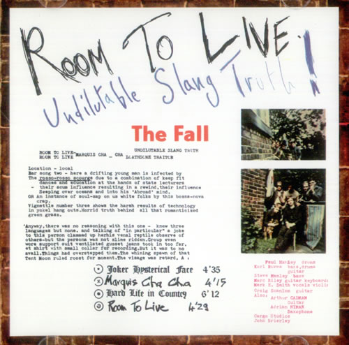 The Fall Room To Live - Special Edition 2 CD album set (Double CD) UK FLL2CRO534294