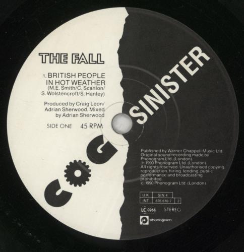 The Fall Telephone Thing 7" vinyl single (7 inch record / 45) UK FLL07TE182490