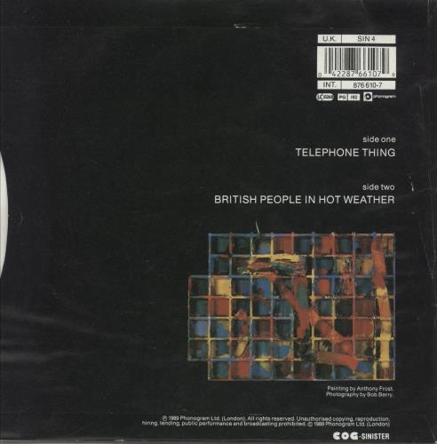 The Fall Telephone Thing 7" vinyl single (7 inch record / 45) UK FLL07TE182490