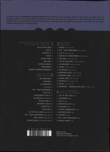 The Fall The Wonderful And Frightening World Of... The Fall 4-CD album set UK FLL4CTH847462
