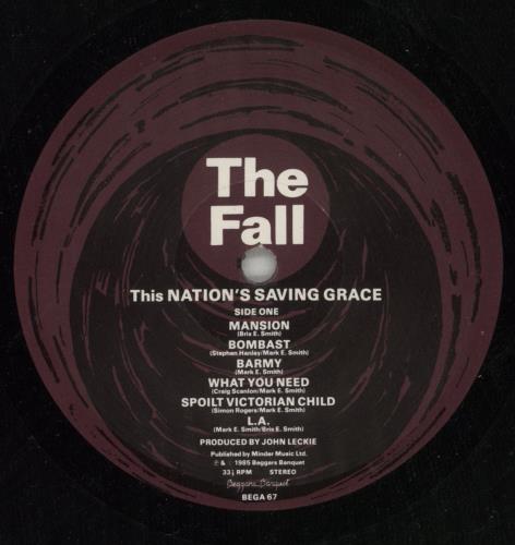 The Fall This Nation's Saving Grace vinyl LP album (LP record) UK FLLLPTH207892