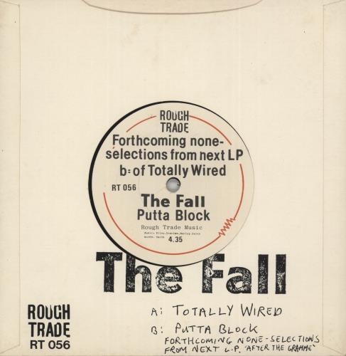 The Fall Totally Wired 7" vinyl single (7 inch record / 45) UK FLL07TO106108