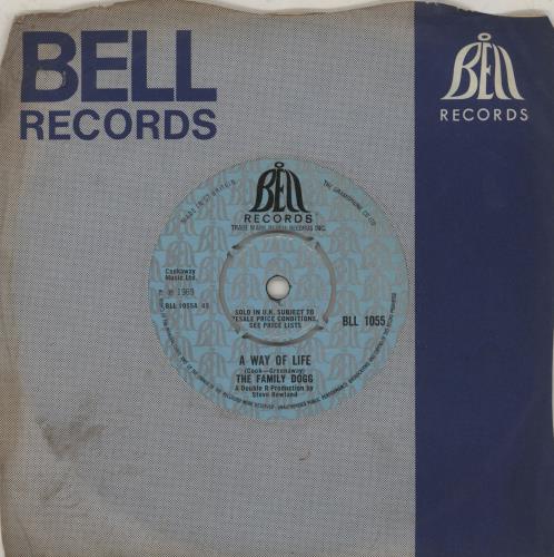 The Family Dogg A Way Of Life 7" vinyl single (7 inch record / 45) UK FMD07AW498257