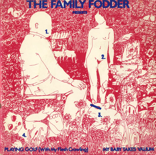 The Family Fodder Playing Golf (With My Flesh Crawling) 7" vinyl single (7 inch record / 45) UK FK707PL566830
