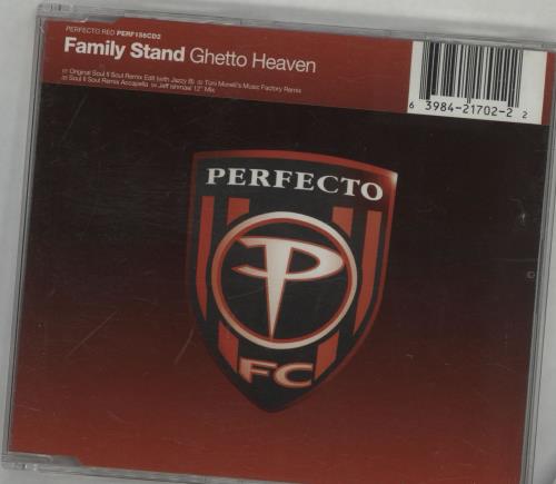 The Family Stand Ghetto Heaven - Part 2 CD single (CD5 / 5") UK FTAC5GH440148