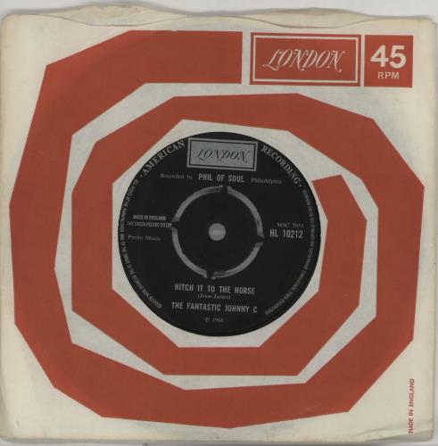 The Fantastic Johnny C Hitch It To The Horse 7" vinyl single (7 inch record / 45) UK VN607HI670450