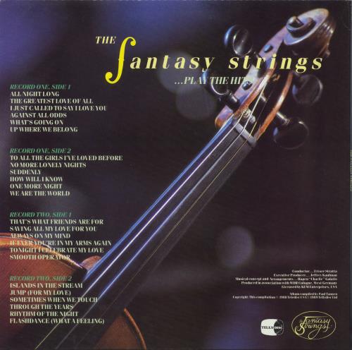 The Fantasy Strings The Fantasy Strings 2-LP vinyl record set (Double LP Album) UK 6IL2LTH820037