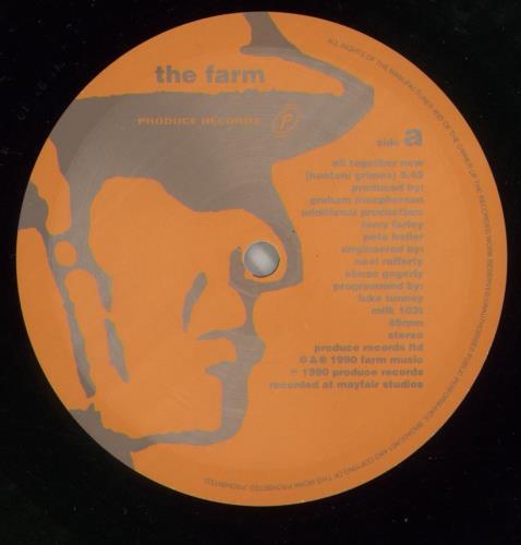 The Farm All Together Now 12" vinyl single (12 inch record / Maxi-single) UK FAR12AL34585