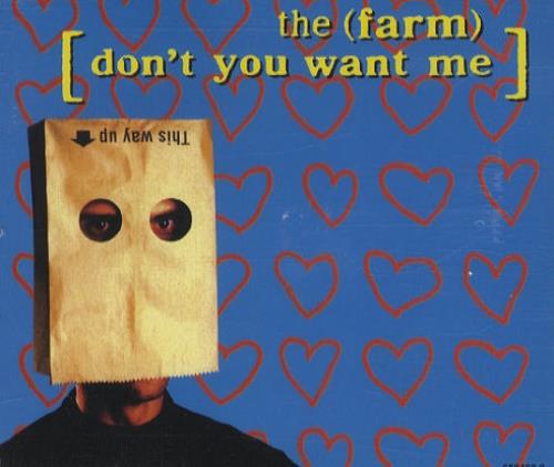 The Farm Don't You Want Me CD single (CD5 / 5") UK FARC5DO63604