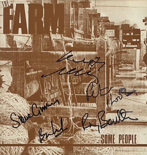 The Farm Some People - Autographed! 12" vinyl single (12 inch record / Maxi-single) UK FAR12SO386405