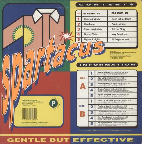 The Farm Spartacus vinyl LP album (LP record) UK FARLPSP496080