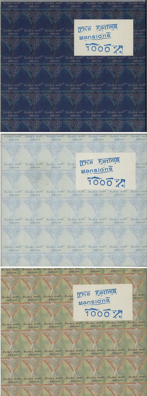 The Fatima Mansions 1000% Singles Collection 3-CD album set (Triple CD) UK TFS3CSI182332