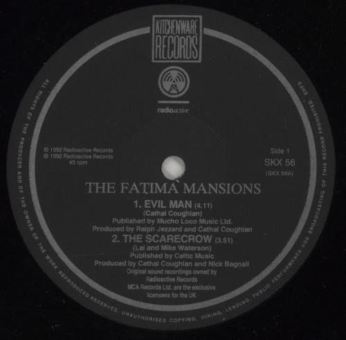 The Fatima Mansions Evil Man 12" vinyl single (12 inch record / Maxi-single) UK TFS12EV450492