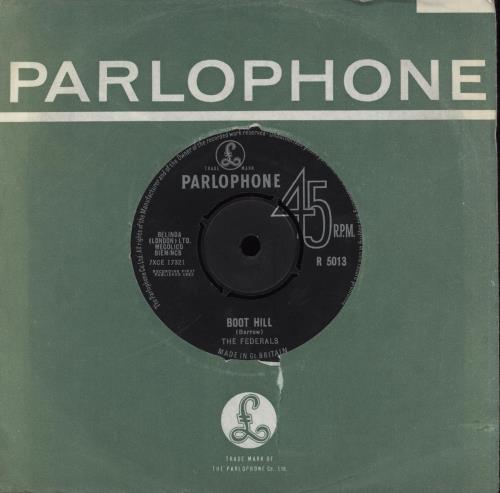 The Federals Boot Hill 7" vinyl single (7 inch record / 45) UK 6FE07BO706597