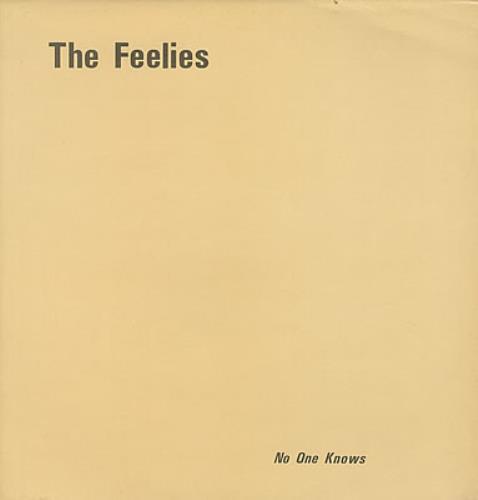 The Feelies No One Knows 12" vinyl single (12 inch record / Maxi-single) UK TF312NO304502