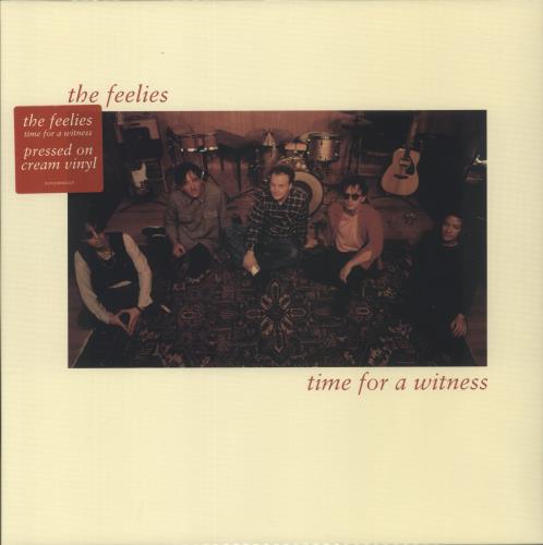The Feelies Time For A Witness - Cream Vinyl vinyl LP album (LP record) UK TF3LPTI872802