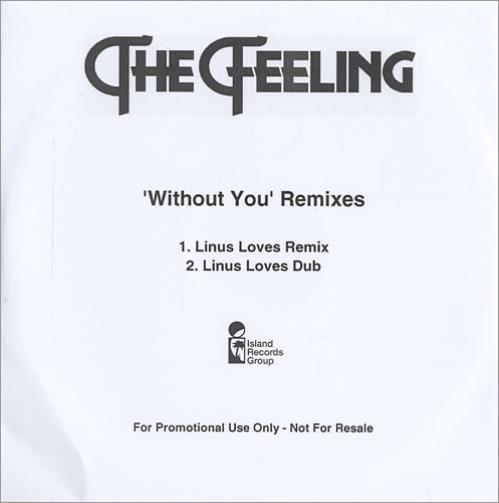 The Feeling Without You CD-R acetate UK FE2CRWI446200