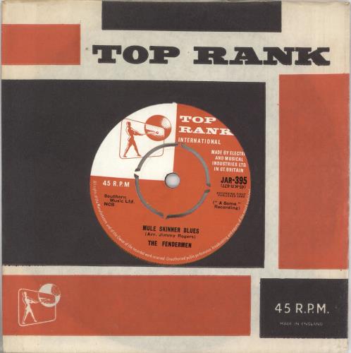 The Fendermen Mule Skinner Blues 7" vinyl single (7 inch record / 45) UK U9P07MU727750