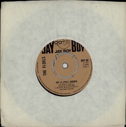The Fi-Dels Try A Little Harder 7" vinyl single (7 inch record / 45) UK VZL07TR575504