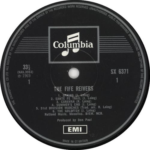 The Fife Reivers The Fife Reivers vinyl LP album (LP record) UK Z0KLPTH722398
