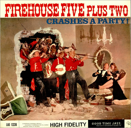 The Firehouse Five Plus Two Crashes A Party! vinyl LP album (LP record) UK F52LPCR466641